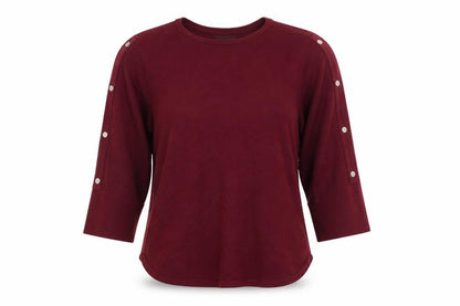 Womens UK Size M Monsoon Red Pullover Jumper