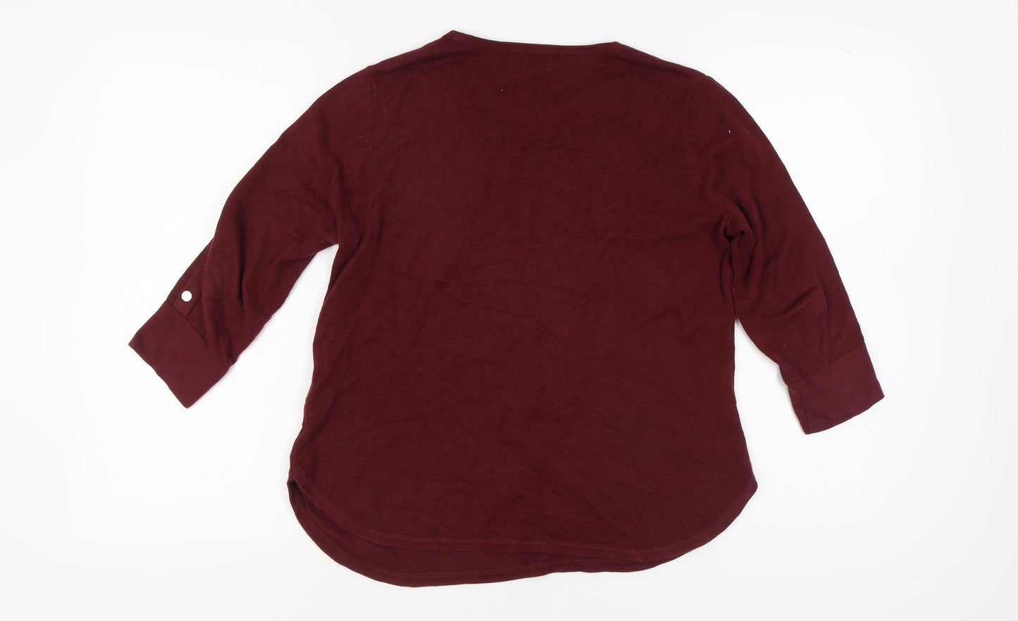 Womens UK Size M Monsoon Red Pullover Jumper