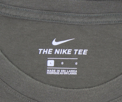 Nike Men's Green T-Shirt L - Classic Crew Neck