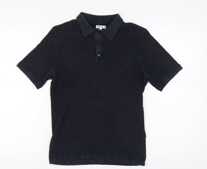 Reiss Men's Black Polo Shirt S - Elegant Casual Wear