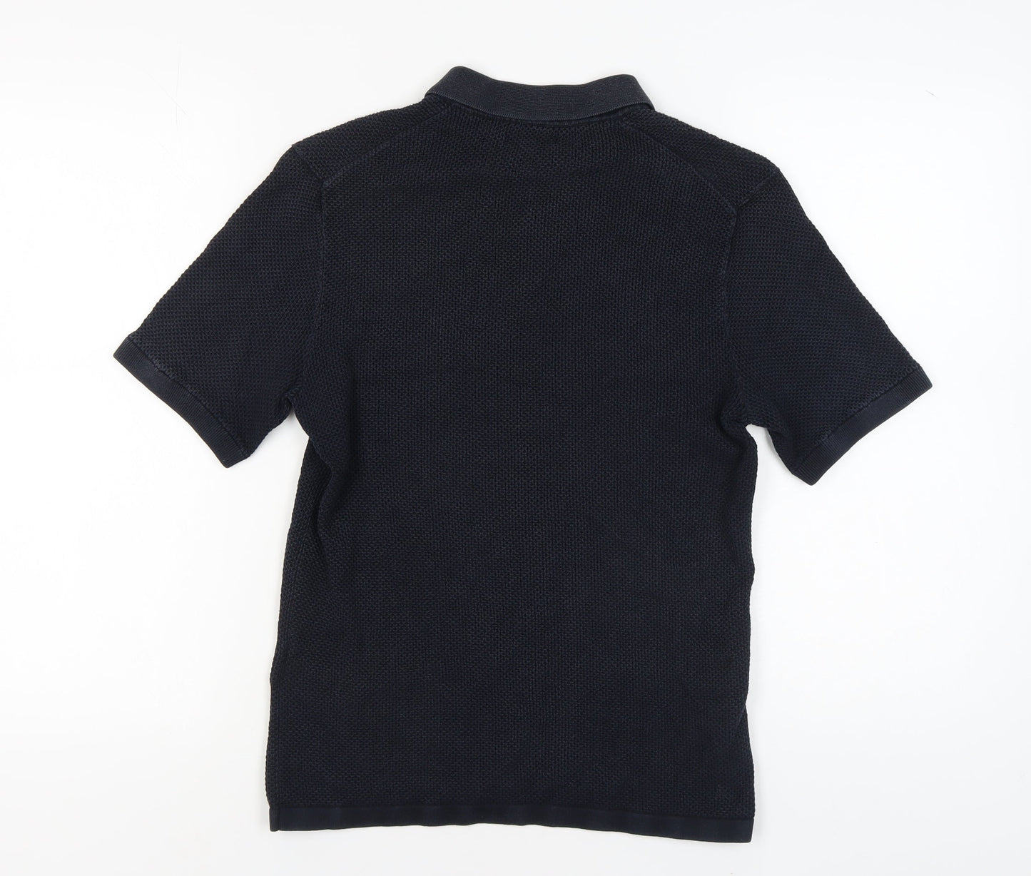 Reiss Men's Black Polo Shirt S - Elegant Casual Wear