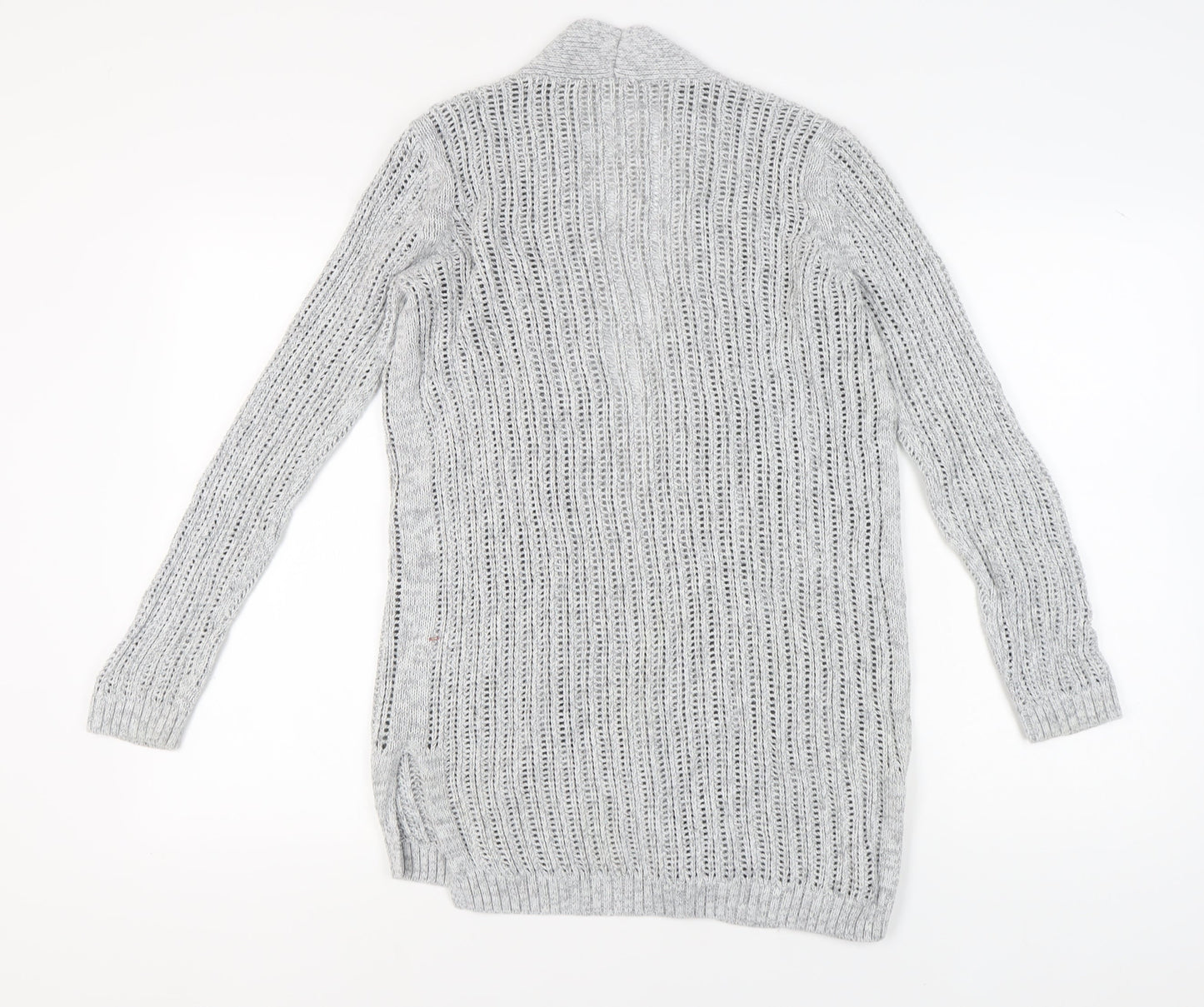 GAP Women’s Grey Open-Knit Open Front Cardigan S