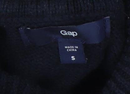 Gap Women's Black Cowl Neck Pullover Jumper S