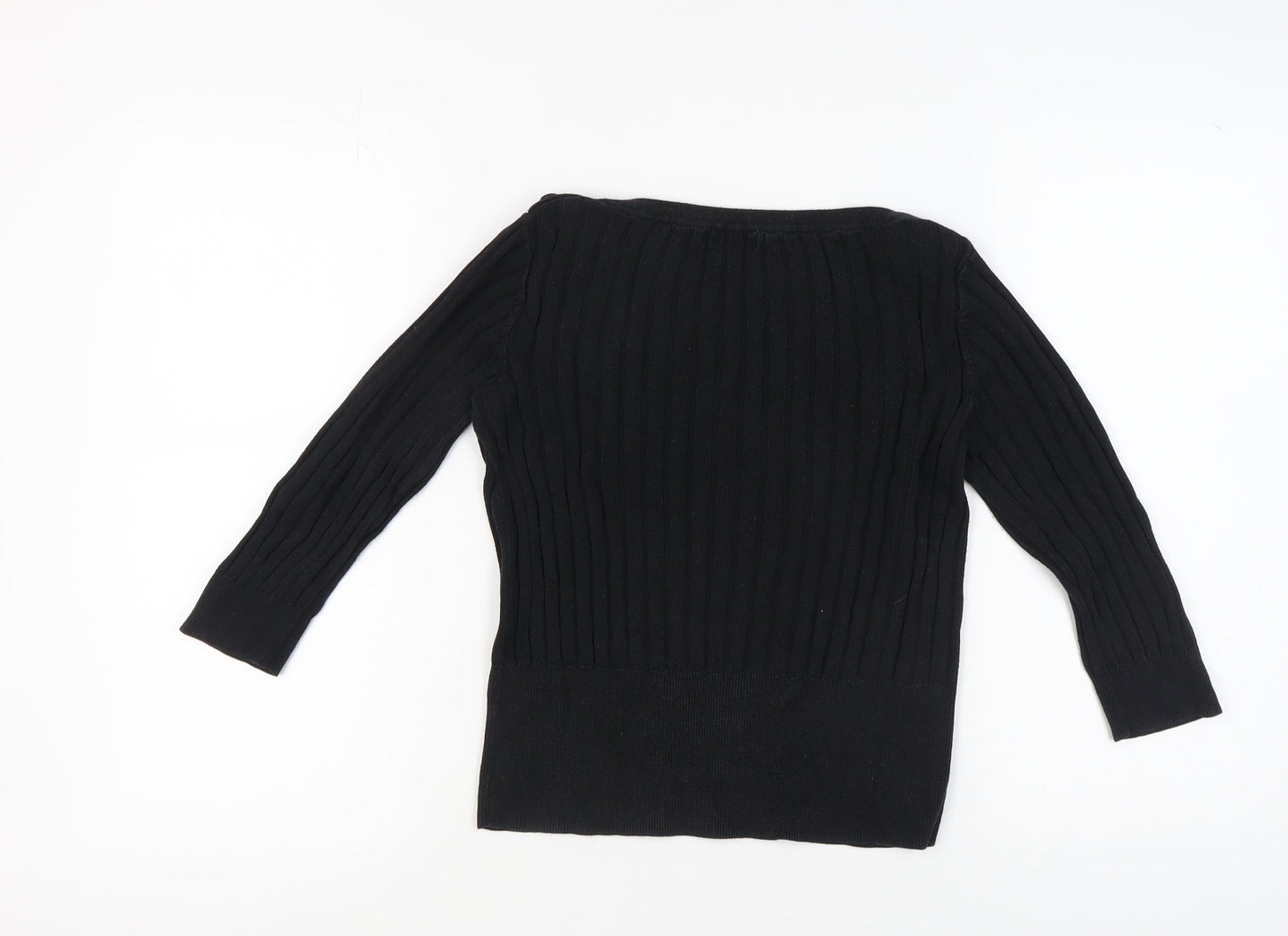 Womens UK Size M Monsoon Black Pullover Jumper