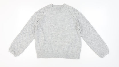 Womens UK Size L Oasis Grey Pullover Jumper