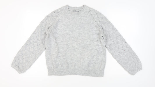 Womens UK Size L Oasis Grey Pullover Jumper