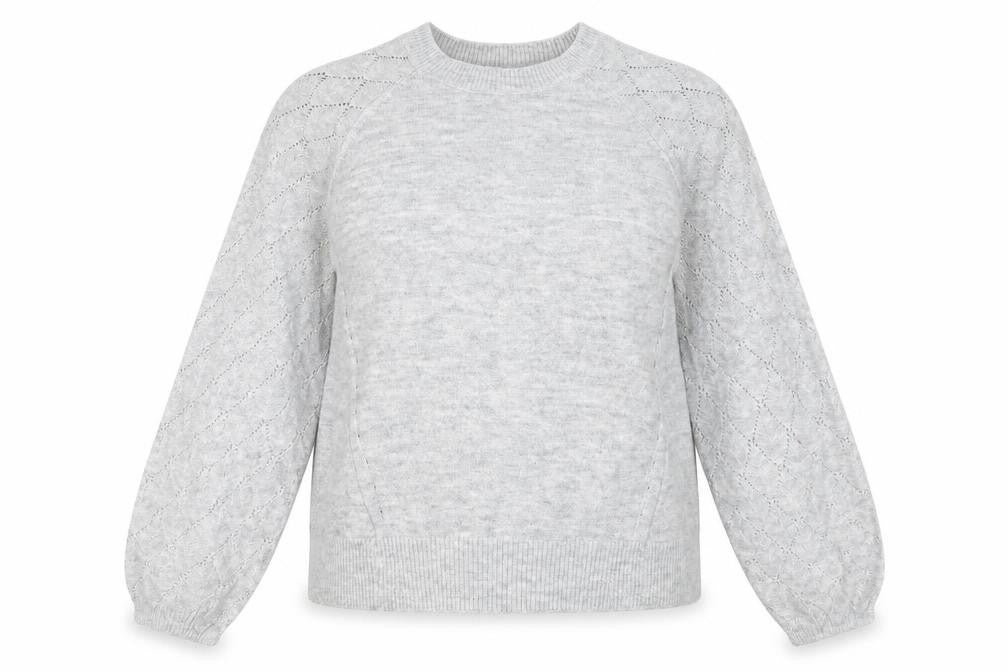 Womens UK Size L Oasis Grey Pullover Jumper
