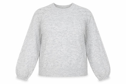 Womens UK Size L Oasis Grey Pullover Jumper