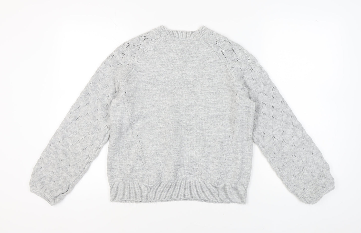 Womens UK Size L Oasis Grey Pullover Jumper