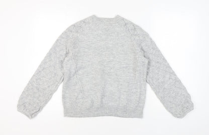 Womens UK Size L Oasis Grey Pullover Jumper