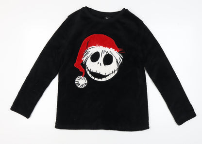 Disney Primark Women's Black M Fleece Top