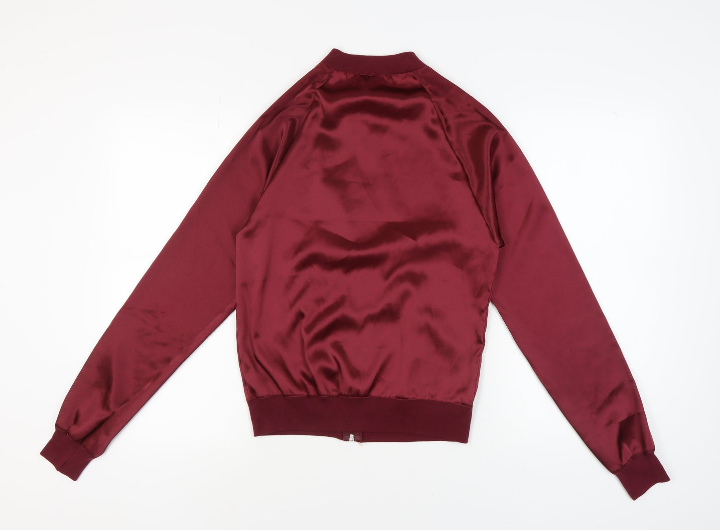 American Apparel Women's Red Bomber Jacket XS