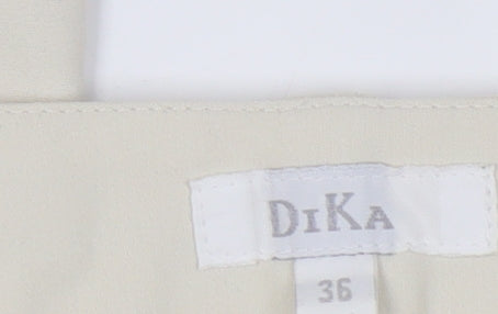 DiKa Women's Beige Chino Trousers Size 8