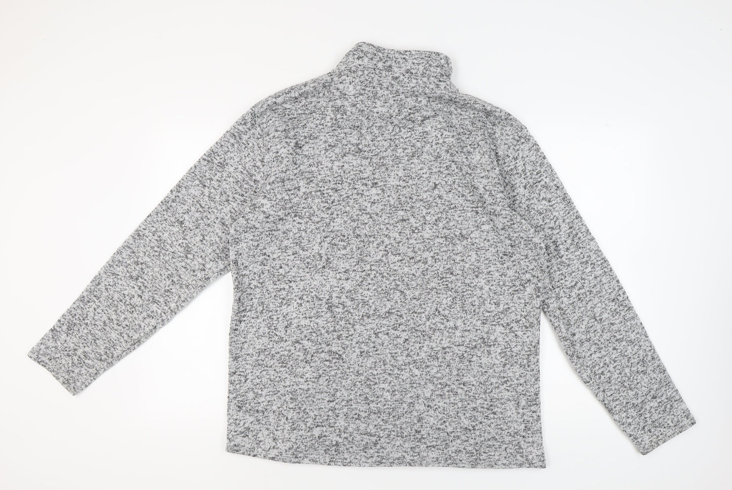 Mens UK Size L Atlas for Men Grey Full Zip Sweatshirt
