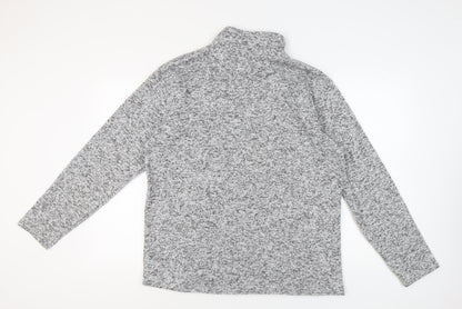 Mens UK Size L Atlas for Men Grey Full Zip Sweatshirt