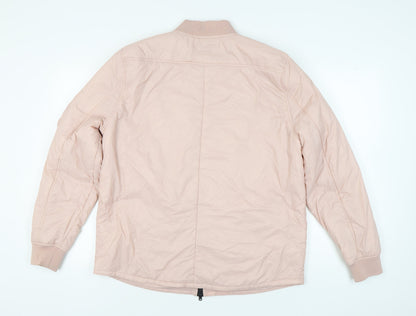 Mens UK Size L Topman Pink Bomber Jacket