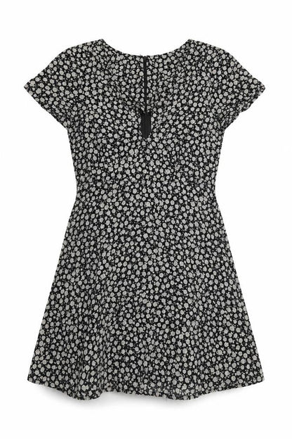 Motel Women's Black Floral Mini Dress XS
