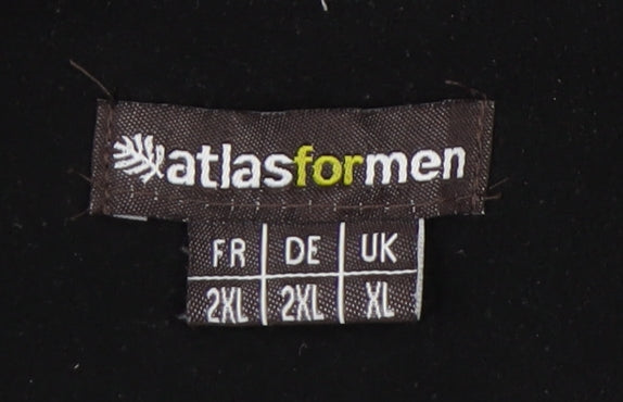 Mens UK Size XL Atlas for Men Black Pullover Sweatshirt