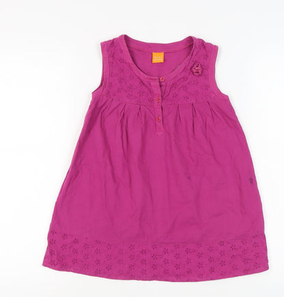 Mini Mode Girls Pink Sleeveless Dress 5-6 Years