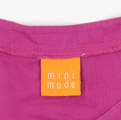 Mini Mode Girls Pink Sleeveless Dress 5-6 Years