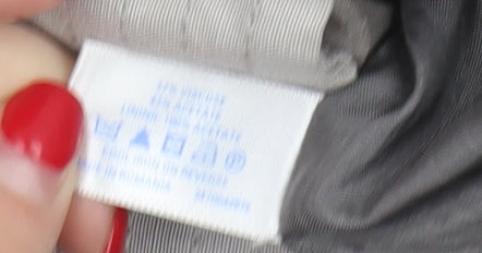 Oasis Women's Grey Dress, Size 10, Short Sleeve