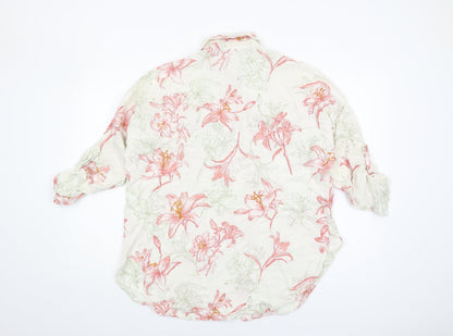 Womens UK Size UK 10 Zara Multicoloured Tunic Blouse