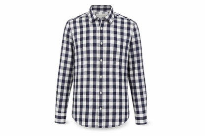 River Island Men's Blue Check L Casual Shirt