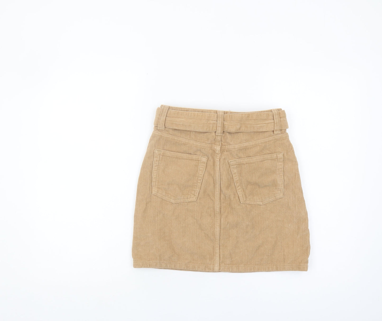 Womens UK Size 6 Topshop Straight & Pencil Corduroy Skirt