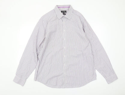 Jeff Banks Men’s Multicoloured Striped Long Sleeve Shirt