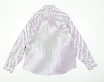 Jeff Banks Men’s Multicoloured Striped Long Sleeve Shirt