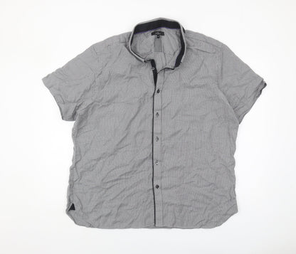 Jeff Banks Men's Geometric Short Sleeve Shirt 2XL
