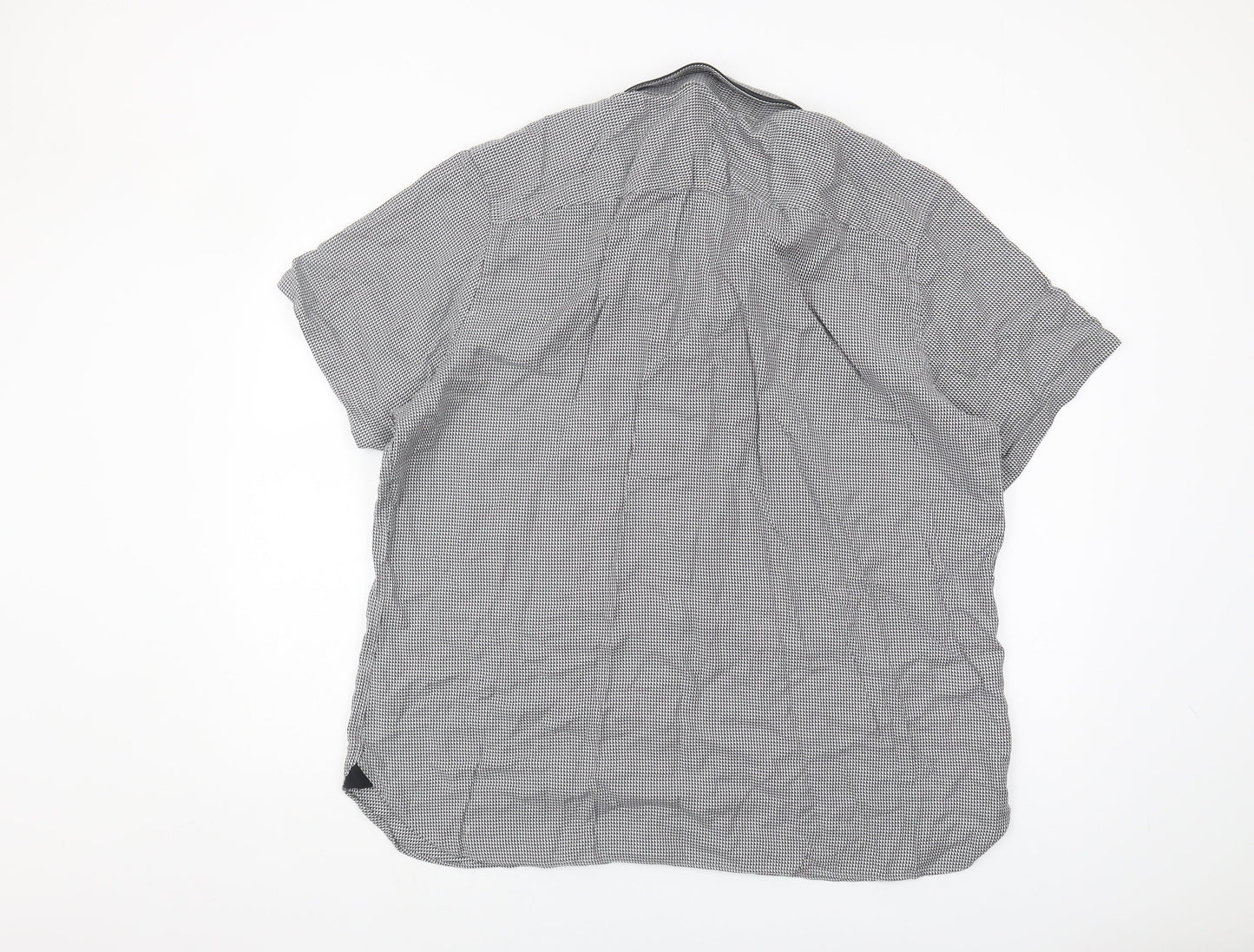 Jeff Banks Men's Geometric Short Sleeve Shirt 2XL