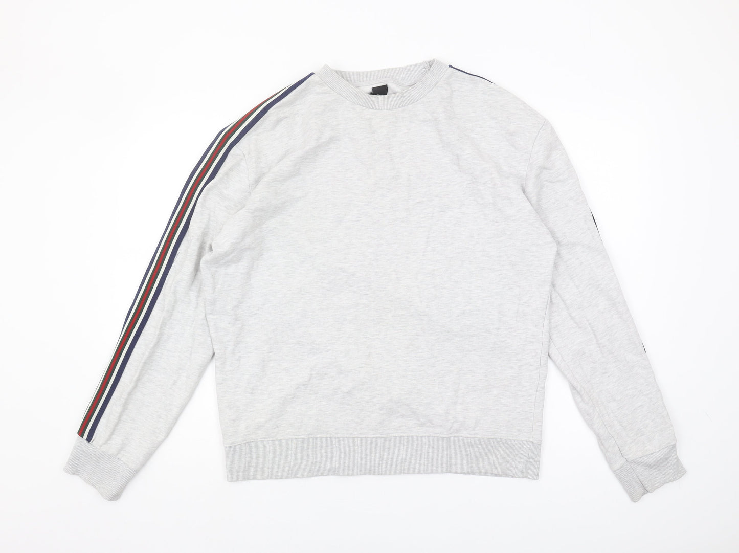 Mens UK Size M New Look Grey Crew Neck Sweatshirt