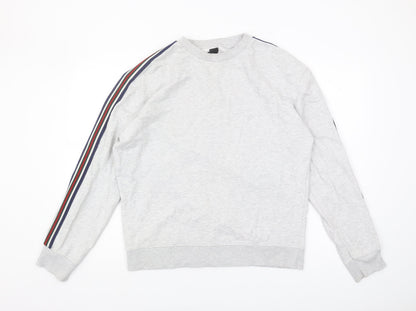 Mens UK Size M New Look Grey Crew Neck Sweatshirt