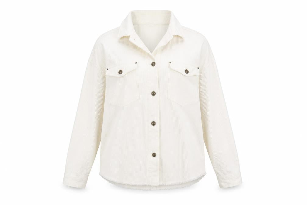 Womens UK Size S Zara Ivory Basic Jacket