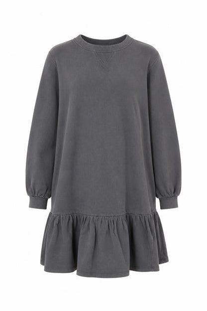John Lewis Grey XS Shift Dress, Casual, Long Sleeve