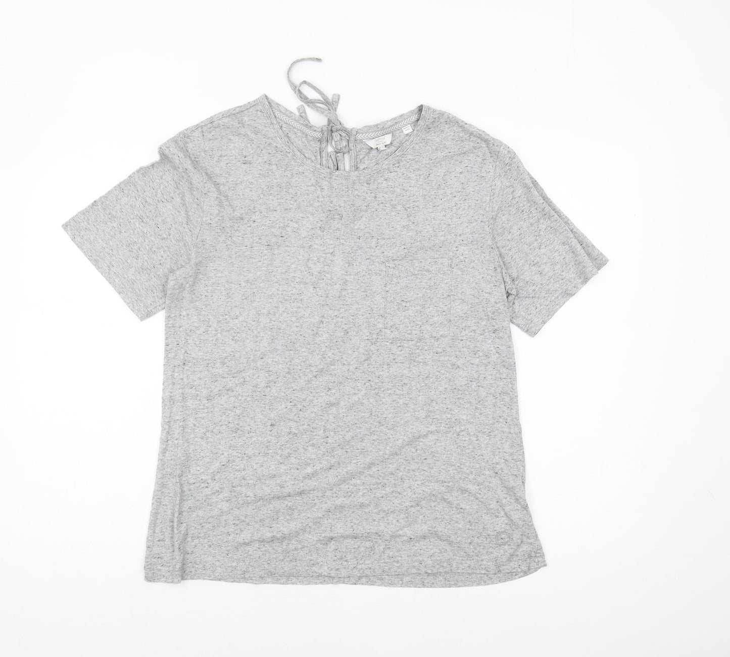 FatFace Women's Grey Basic T-Shirt, Size S, Casual Wear