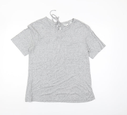 FatFace Women's Grey Basic T-Shirt, Size S, Casual Wear