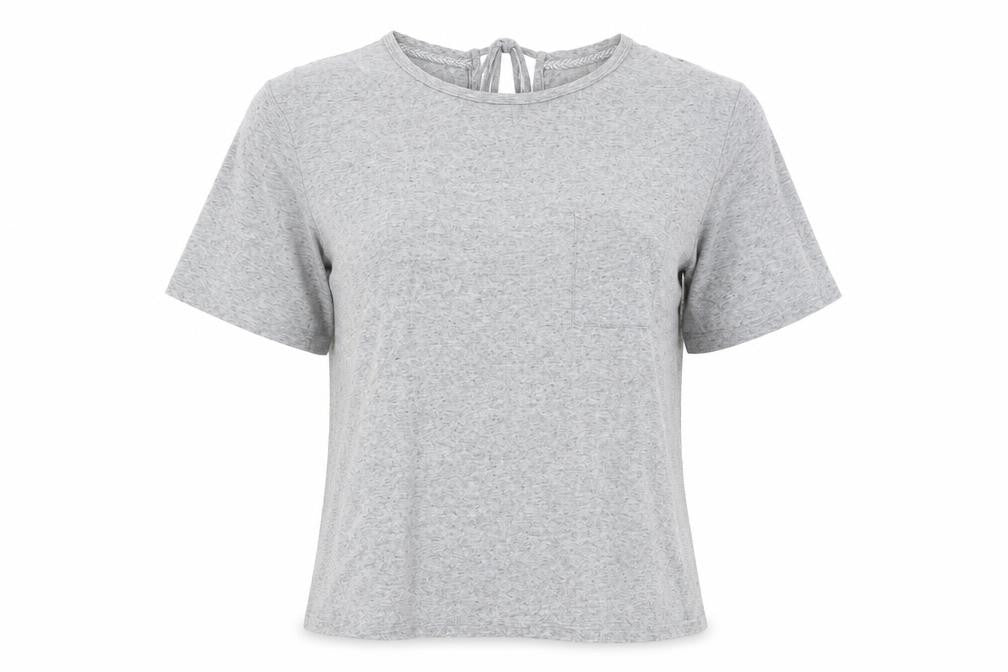 FatFace Women's Grey Basic T-Shirt, Size S, Casual Wear