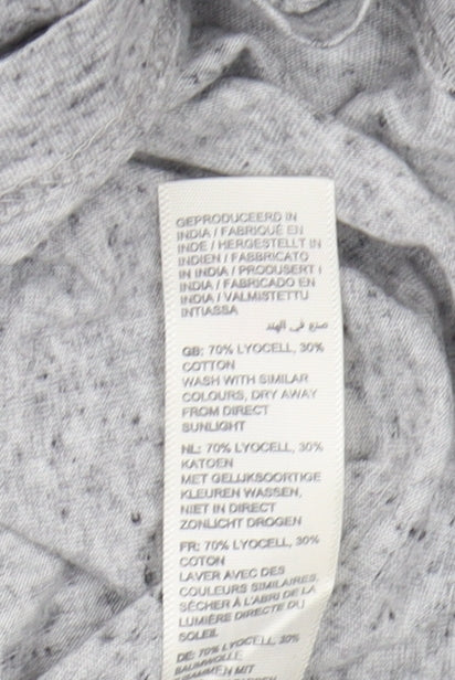 FatFace Women's Grey Basic T-Shirt, Size S, Casual Wear