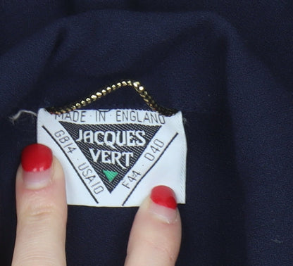 Jacques Vert Women's Blue Long Sleeve Jacket Size 14