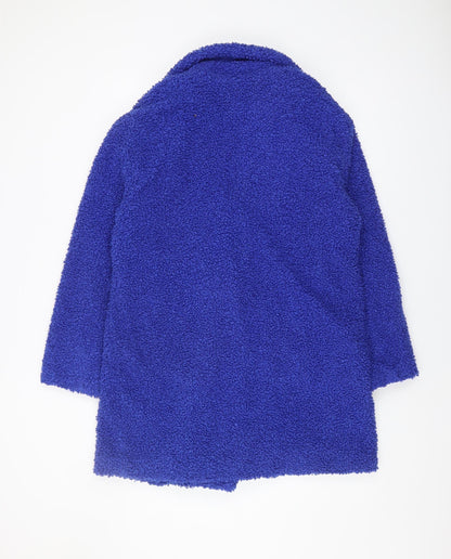 Womens UK Size 12 Roman Blue Pea Coat