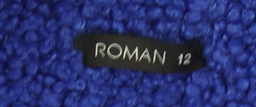 Womens UK Size 12 Roman Blue Pea Coat