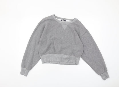 Abercrombie & Fitch Grey Women's M Cropped Sweatshirt