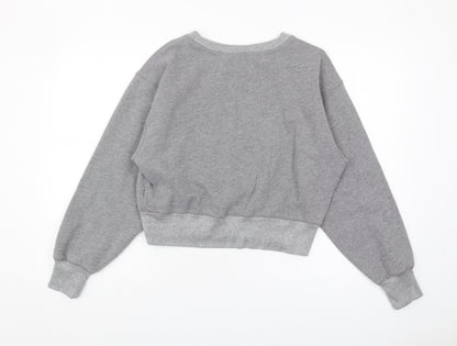 Abercrombie & Fitch Grey Women's M Cropped Sweatshirt