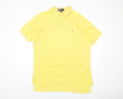 Ralph Lauren Men's Yellow Polo Shirt L