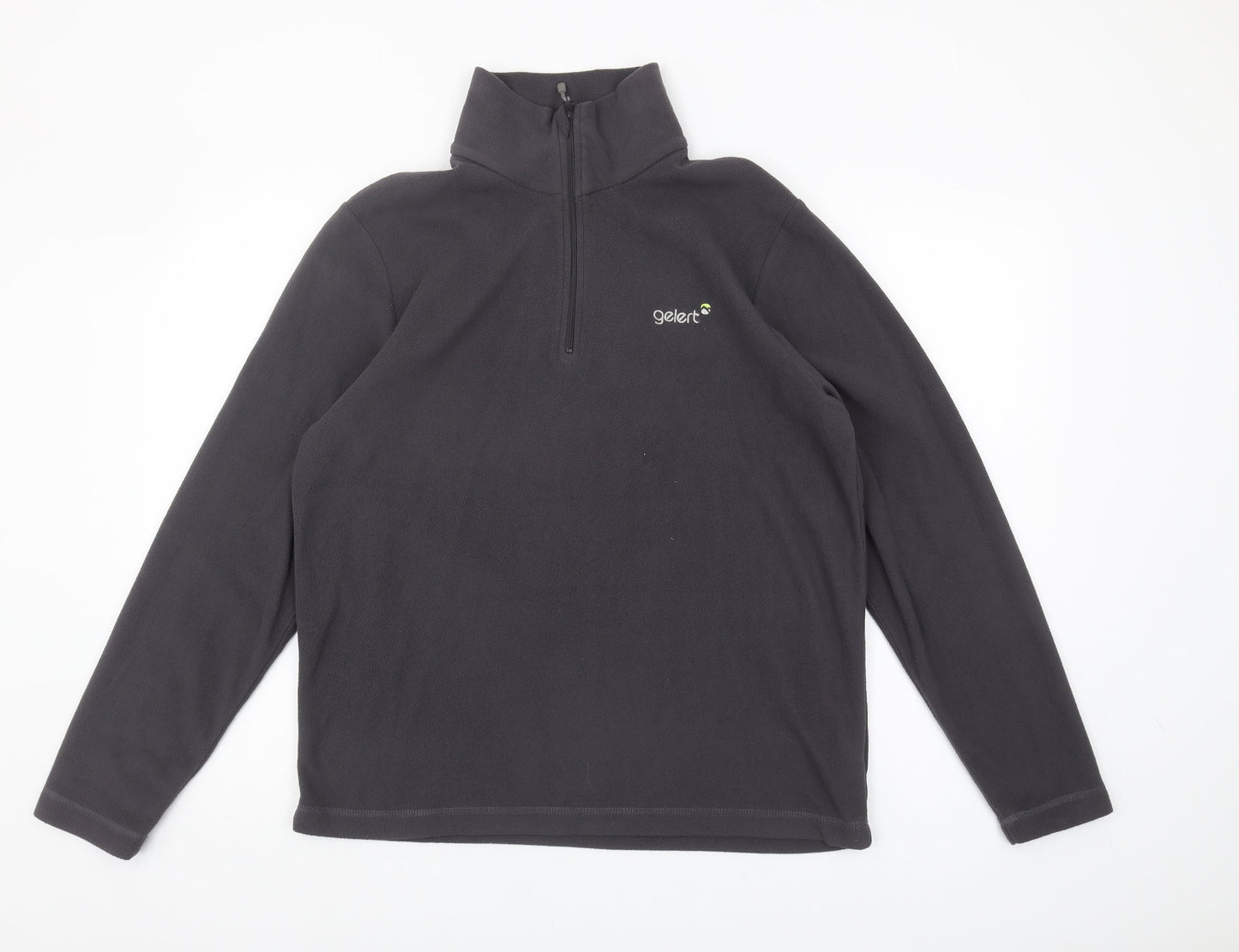 Mens UK Size S Gelert Black Henley Sweatshirt
