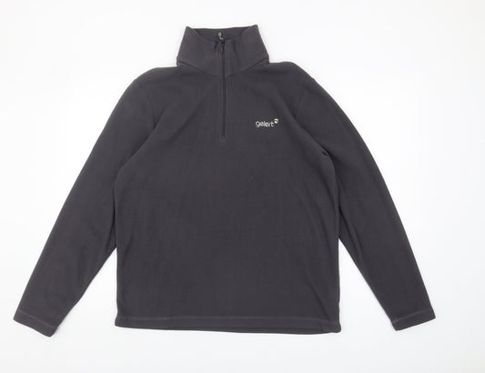 Mens UK Size S Gelert Black Henley Sweatshirt