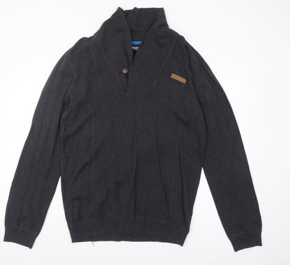 McKenzie Men's Black Jumper, L, Cotton