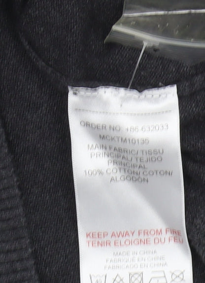 McKenzie Men's Black Jumper, L, Cotton